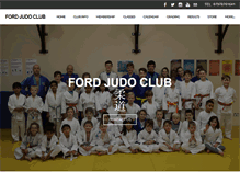 Tablet Screenshot of fordjudoclub.org